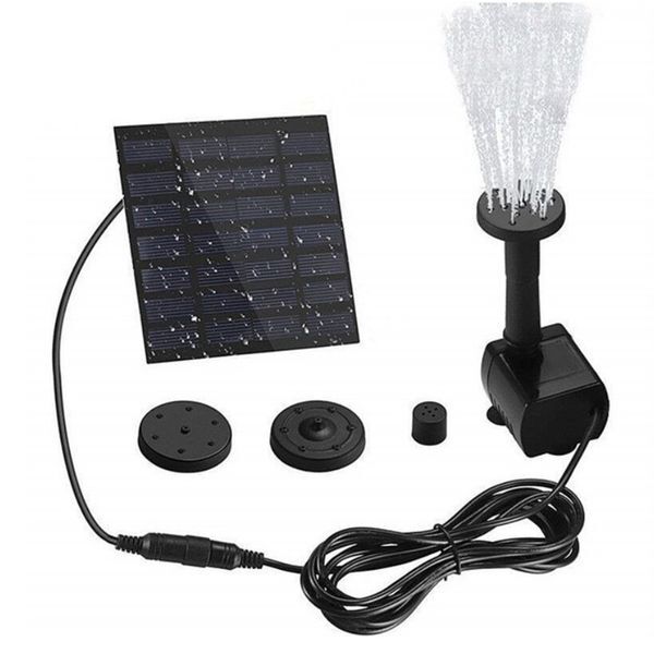 Garden Decorations Solar garden fountain pump solar waterfall outdoor bird bath running water 220930