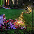 Garden Decorations Solar led String Light Enchanted Watering Can Waterproof Decor Metal Retro Lamp Outdoor Table Patio Lawn Yard Art 230414