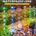 RGB LED Solar Lawn Light Gradient Trumpet Flower Ground Lamp Outdoor Park Courtyard Holiday Atmosphere Decor 240729