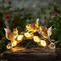 Garden Statues Decor Solar Lights Outdoor Lighting Waterproof Resin Animal Figurine For Lawn Yard Porch Home Party Decorations 241015