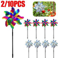 2/10pcs Bird Repeller Reflective Windmill Bird Repellent Anti Birds Windmill Spinner Child Windmill Garden Orchard Protection 250207