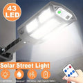 Outdoor solar light with motion sensor waterproof solar garden light courtyard light 250424