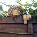 Resin Craft Alien Peeker Statue Yard Art Ornament Garden Fences Door Decoration 250523