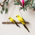 Simulation Bird Parrot Ornaments Artificial Handmade Fake Parrot Balcony Outdoor Courtyard Decorations Garden Landscape Decor X250627