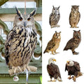 Owl Bird Repellent Bell Pendant Pastoral Orchard Bird Scare Ornaments Outdoor Garden Decoration Wind Chime Garden Scarecrow X250627