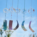 Japanese Style Glass Wind Chime Decorations Scenic Spots Homestay Balconies Outdoor Courtyard Camping Wind Chimes Room Decor X250627