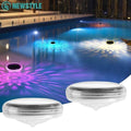 Solar Floating Pool Lights Color Changing IP65 Waterproof Swimming Pool Lights With Remote 9 Lighting Modes Floating Light X250715