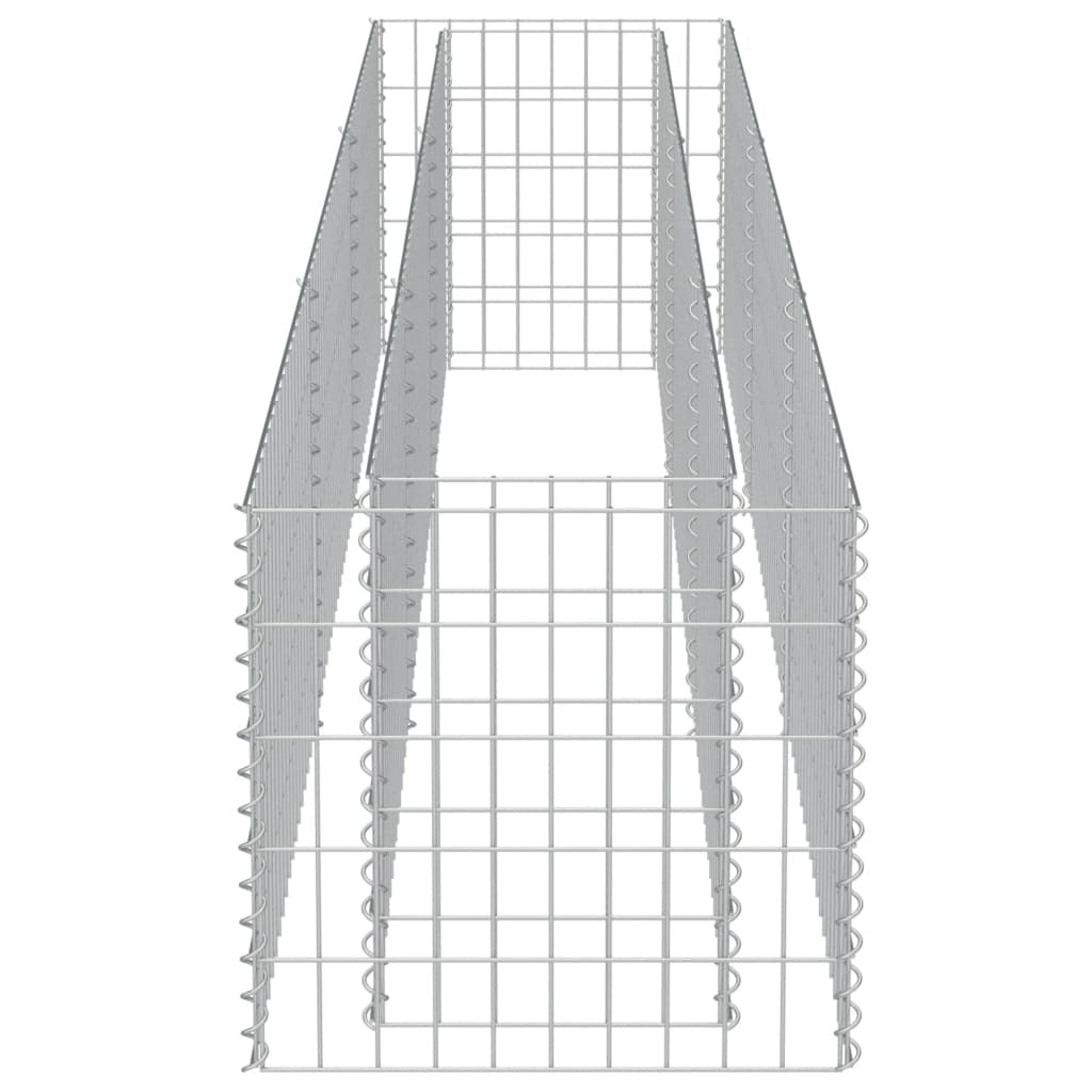 Gabion Raised Bed Galvanized Steel 106.3"x19.7"x19.7