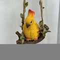 Adult: yes - Parrot Pendant Outdoor Garden Animal Decoration Balcony Ornament Resin Craft Landscape 26W01131