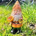 1pc fat man sunflowerdwarf garden resin statue ornament outdoor decoration beekeeper crafts 26L0202
