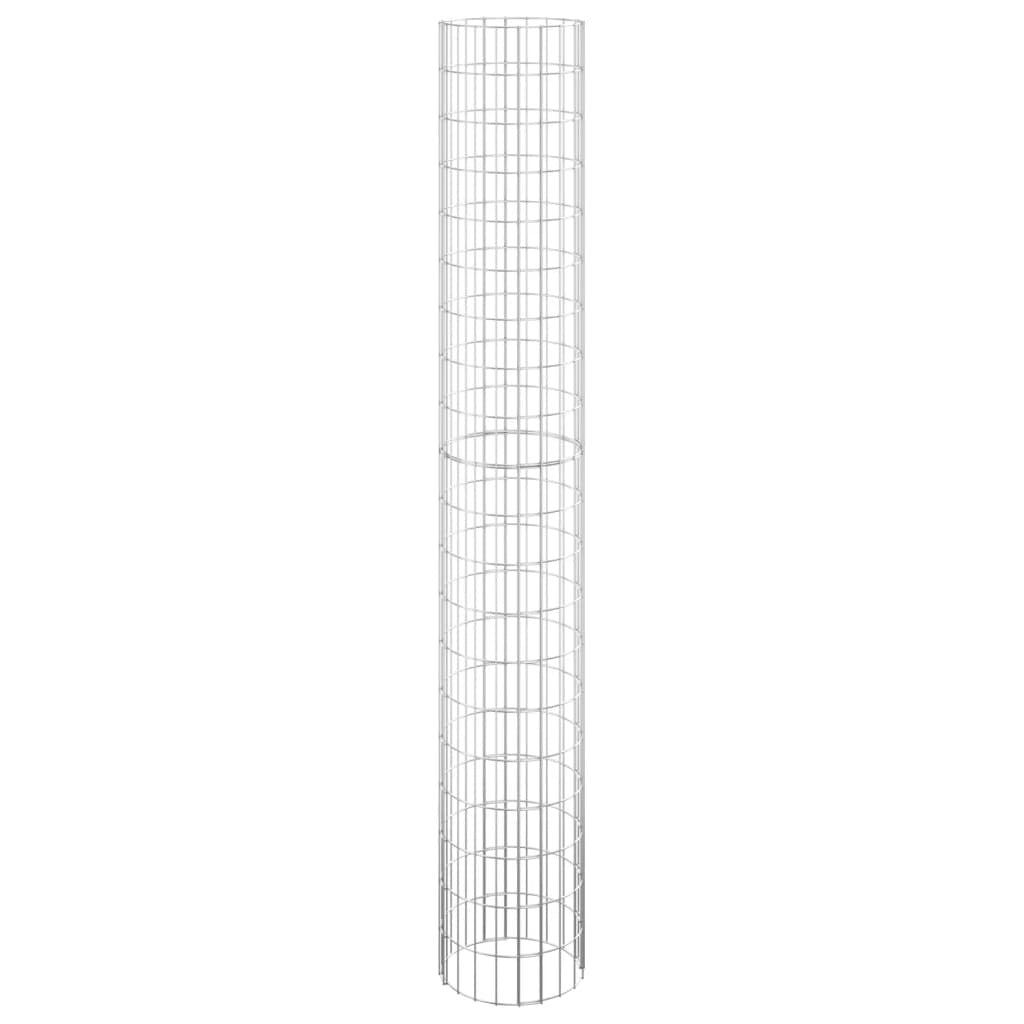 Circular Gabion Raised Beds 3 pcs Galvanized Steel 11.8"x78.7
