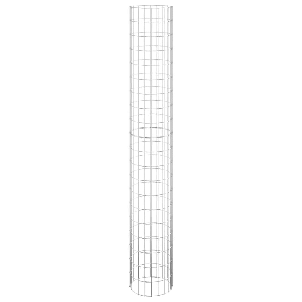 Circular Gabion Raised Beds 3 pcs Galvanized Steel 11.8"x78.7