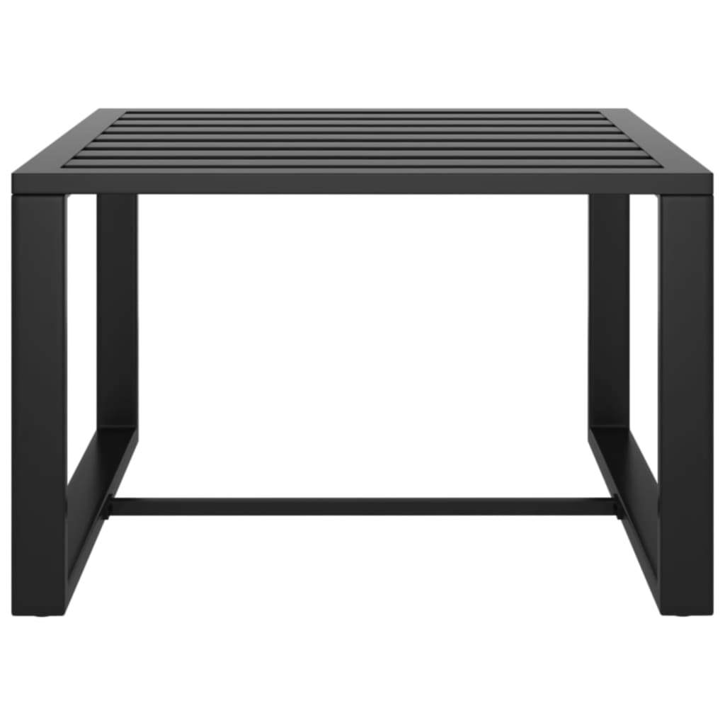 7 Piece Patio Lounge Set with Cushions Aluminum Anthracite
