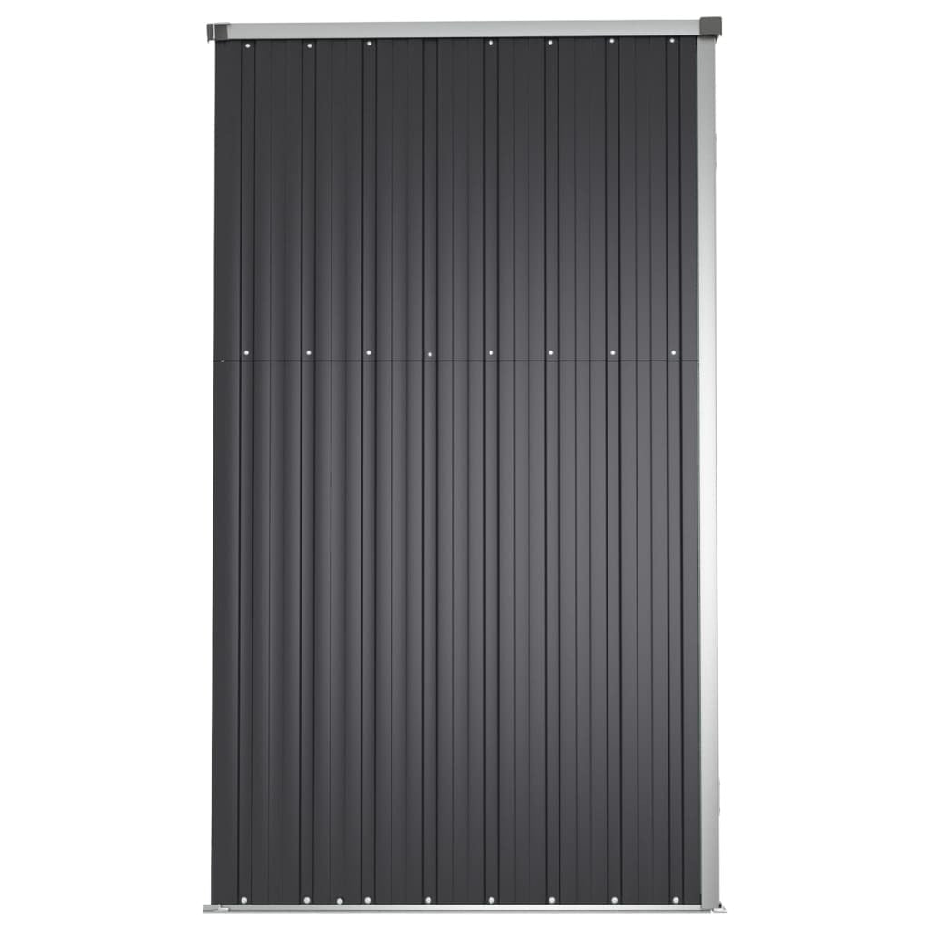 Garden Tool Shed Anthracite 88.6"x35"x63.4" Galvanized Steel