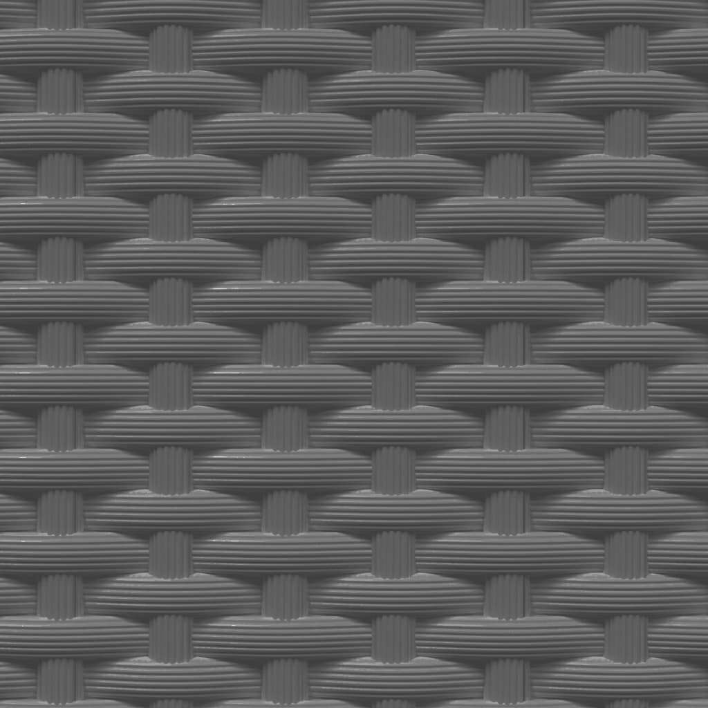 Planters 2 pcs Black 11.8"x11.8"x14.6" Polypropylene
