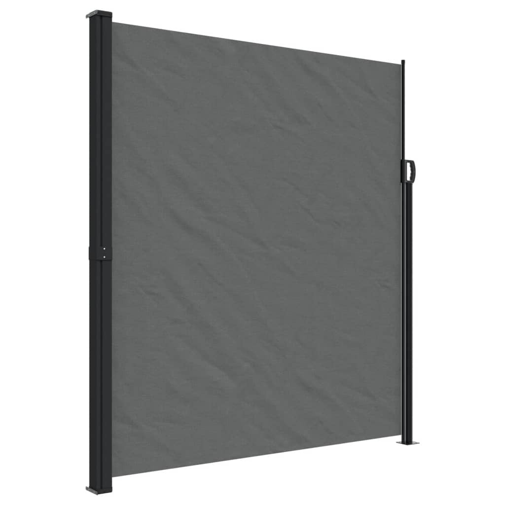 Retractable Side Awning Anthracite 86.6"x196.9