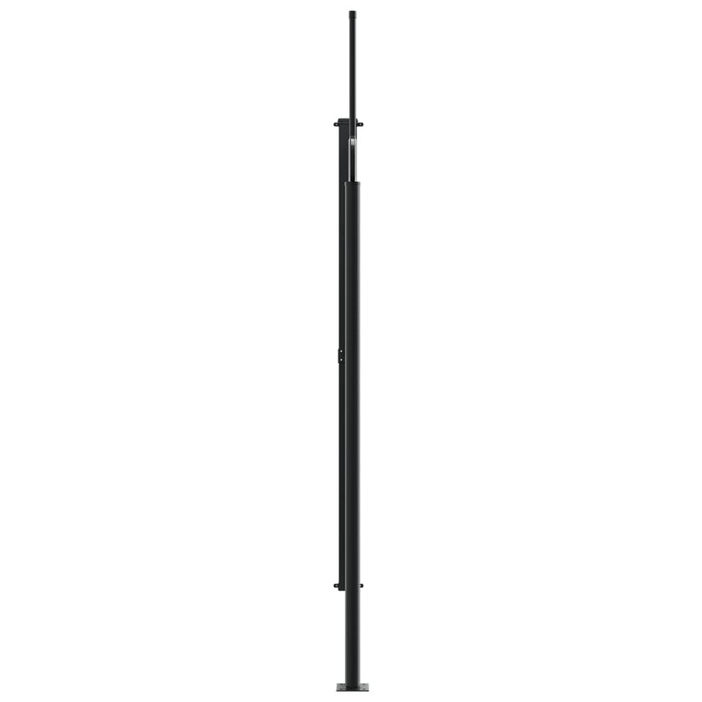 Retractable Side Awning Anthracite 86.6"x196.9