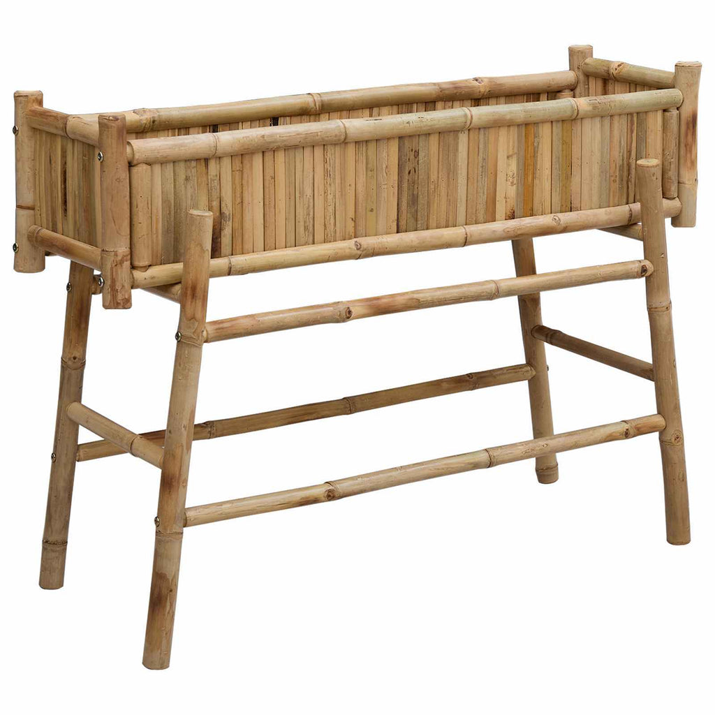 | Garden Planter with Holder | Natural 39.37 x 14.96 x 29.13 in