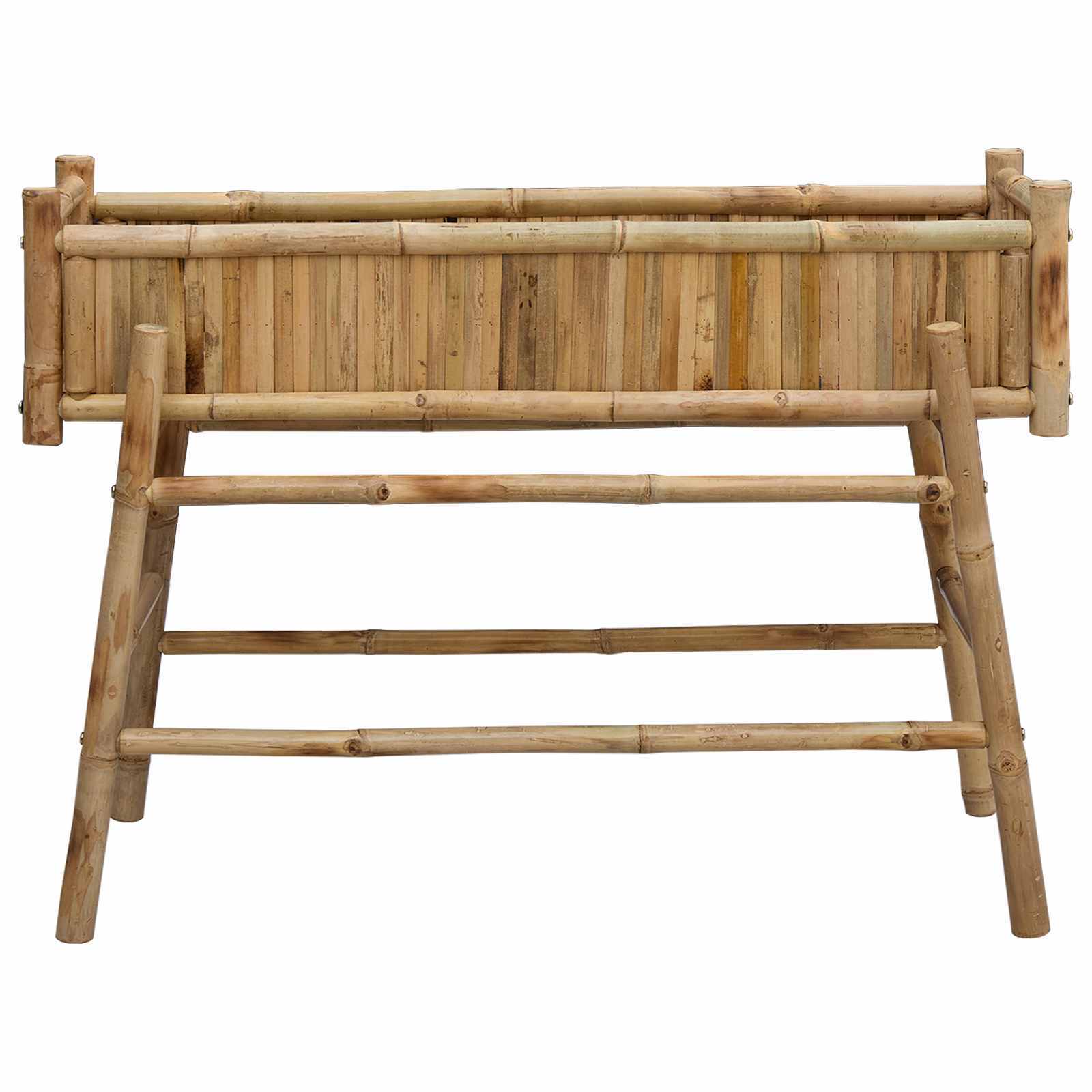 | Garden Planter with Holder | Natural 39.37 x 14.96 x 29.13 in