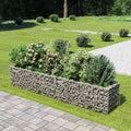 Gabion Raised Bed Galvanized Steel 106.3"x19.7"x19.7
