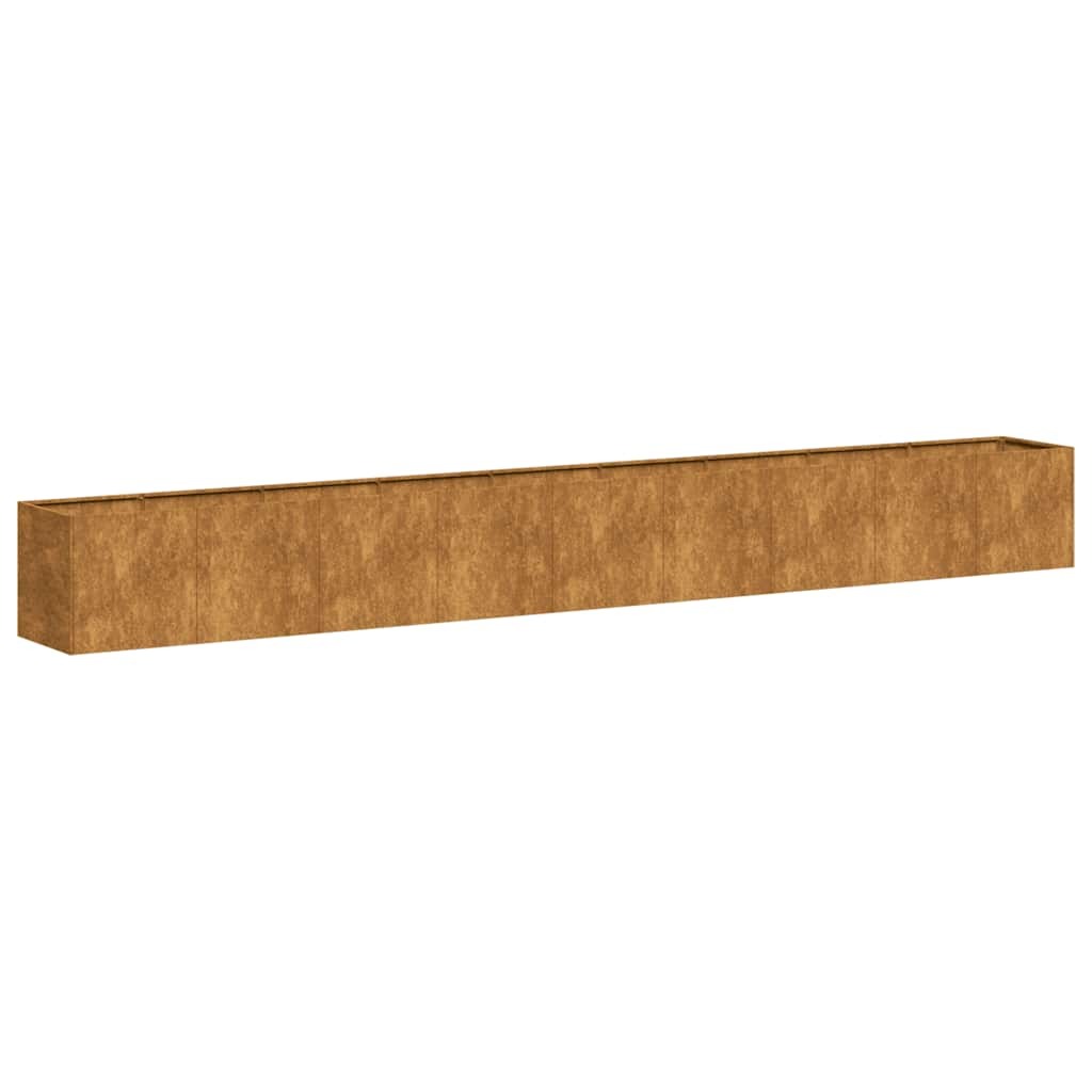 Planter Rusty Weathering Steel Large Durable Planter