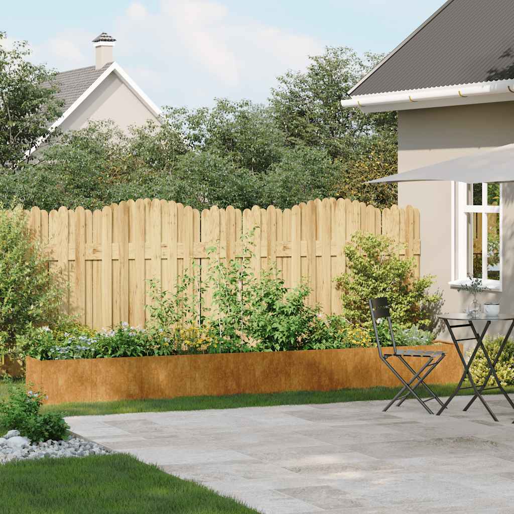 Planter Rusty Weathering Steel Large Durable Planter