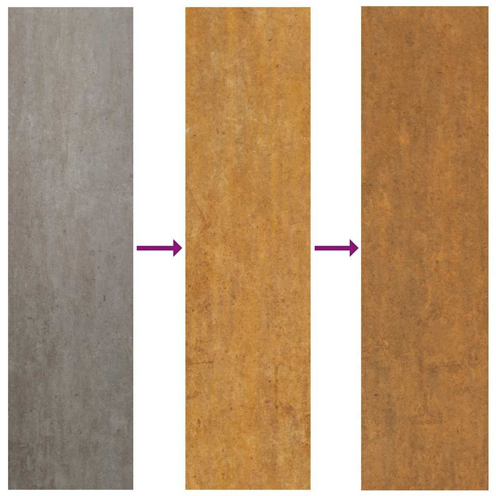Planter Rusty Weathering Steel Large Durable Planter