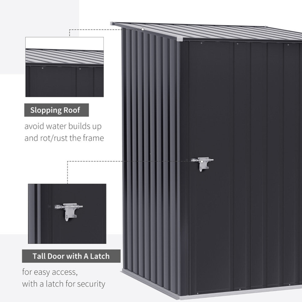 Outdoor Garden Storage Shed Galvanized Steel Tool House